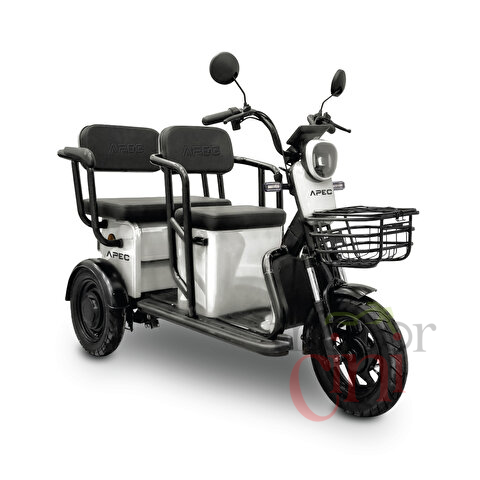 APM5 ELEKTRIKLI MOPED SEDEFLI BEYAZ