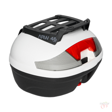 Arwic CV46 Kargo Motosiklet Çantası Beyaz Sırt dayamalı